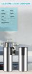 Automatic Touch Free Liquid Soap Dispenser 304 Stainless Metal Body