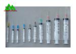 Sterile Medical And Lab Supplies Disposable Syringe With Needle 3cc / 5cc / 10cc