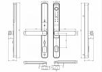 Home Sliding Smart Door Lock Electronic Fingerprint Door Lock