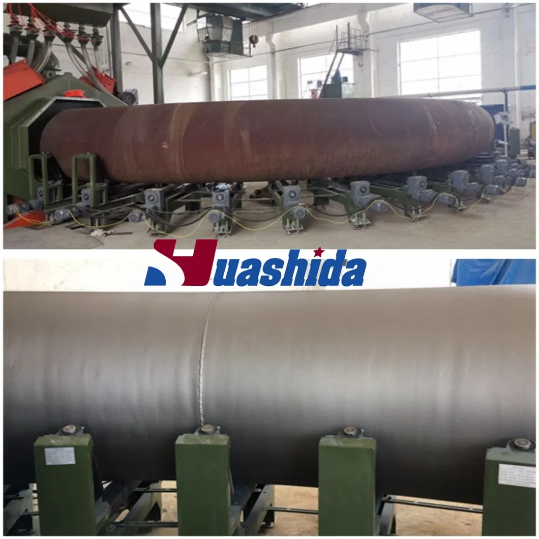 Pipe Bend 3lpe 3PE Feb Coated Steel Pipe Elbow Coating Production Line
