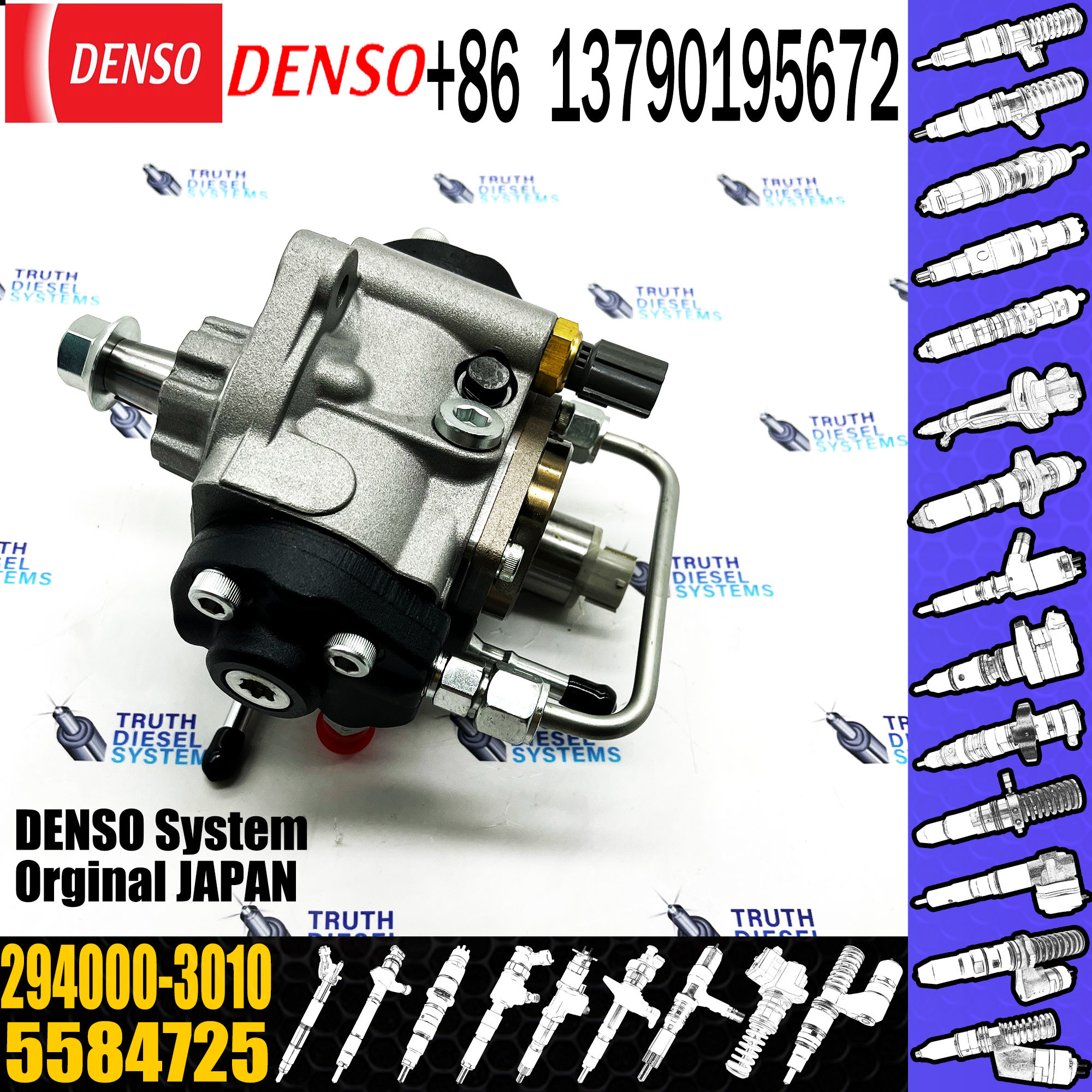 High Pressure Fuel Injection Pump 294000-3010 5584725 5318651 For Fukang 3.8