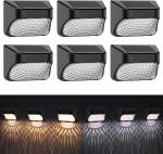 Solar Powered Fence Light LED Outdoor Waterproof Courtyard Wall Light Decorative