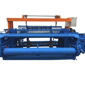 Galvanize Steel Crimped Wire Mesh Weaving Machine Once - Through Series