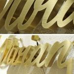 Alphabet Light Up Sign Wedding Home Party Bar Decoration Warm White Led Letter