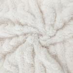 White Blanket Plush Shu Velveteen Fabric 270 GSM Soft Sherpa For Winter Pajamas