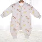 100 Pure Cotton Muslin Sleeping Bag Easy Wearing For Toddlers Safer Sleep