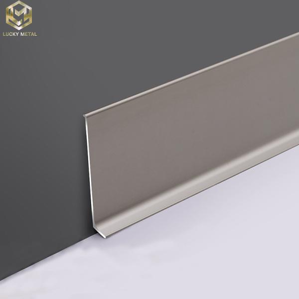 China ODM Aluminium Wall Skirting Extrusion Profile T3~T8 Temper factory