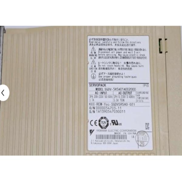China Yaskawa SGDV-5R5A01A002000 200V AC Servo Amplifier Original New factory