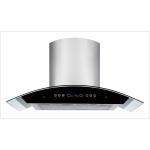 35 Inch Electric Glass ventless Range Hood Arc Shaped
