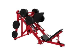 China Body Fitness Hammer Strength Plate Loaded Equipment , 45° Linear Leg Press Machine factory