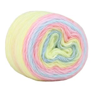 China 35% Cotton 55% Acrylic 10% Wool Soft Multicolor Cake Yarn 1/2.3NM factory