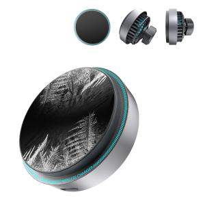 China Magnetic 3 In One Wireless Charger Cooling Fan Magsafe Car Charger factory