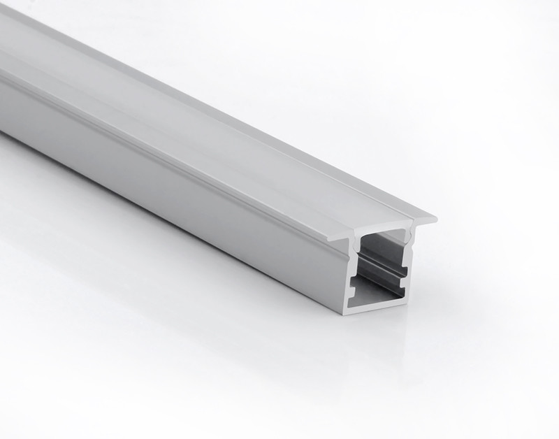 Flat 18*10mm Recessed Aluminum LED Profile Mounted Indstallation