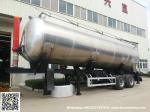 Aluminum Alloy Wheat Flour Bulk Tanker with Tipping Hydraulic Cylinder (6000USG