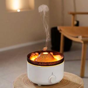 China Peaceful Sleep Fire Flame Humidifier with Low Noise Level Less Than 35dB factory