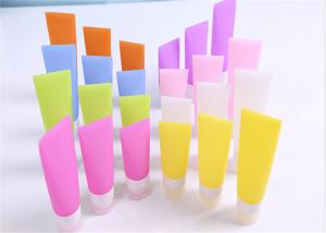 China Colorful Travel Bottle Set , Customized Size Silicone Travel Bottles factory