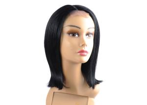 China Monofilament Human Lace Front Wigs 100% Virgin High Density Natural Luster factory