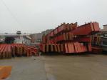 Recyclable Workshop Steel Structure 5000㎡ Red Color Painting / Steel Frame Sheds
