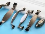 Cabinet Porcelain Handles And Knobs Zinc Dresser Handles Pattern Ceramic
