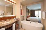 PHNOM PENH Luxury hotel bedroom furniture made by Leather upholstery headboard