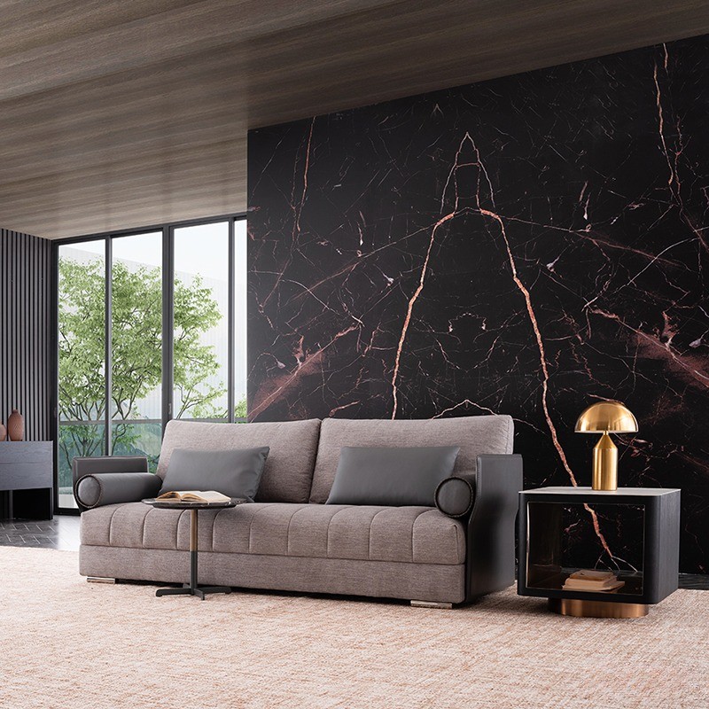 High End Hotel Lobby Furniture Lounge Fabric Relaxing Lazy Togo Unit Sofa Set