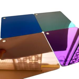 China Colored Rose Gold Stainless Steel Sheet 201 304 Super 8K Mirror factory