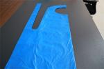 Oil Resistant PE Disposable Apron Sleeveless For Painting And Coating Protection