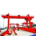 Double Beam Workshop Gantry Crane 20 Ton For Lifting Steel Plate / Fabrication