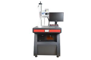 China Air Cooling 5W 10W Laser Engraving Machine For Plastic Galss Leather factory