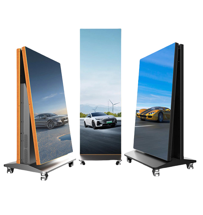 Foldable LED Poster With P1.25mm Pixel Pitch For Dynamic And Impactful Advertising In Shopping Centers And Public Spaces