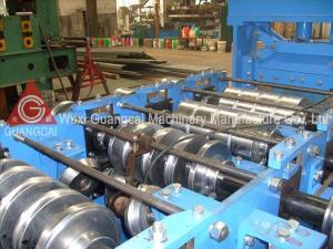 China Metal Roof Panel 3 Rows 7.7KW CRC Cold Roll Forming Machine factory