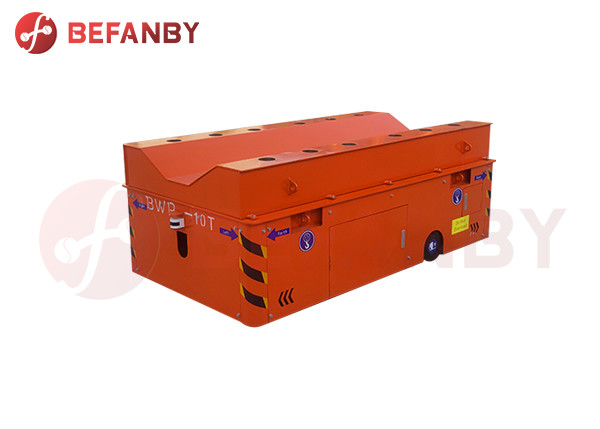 Precast Concrete Workshop Using 10 Ton Steel Electric Transfer Cart