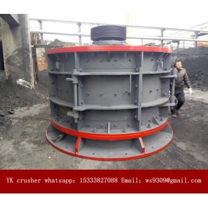 Composite Mining Rock Crusher Vertical Compound Crusher High Reduction Ratio