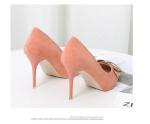 ZM032 929-36 Suede Single Shoes Women 2020 Spring New Women'S Shoes Pointed Toe