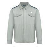Twill 2/1 Jacket Unisex Flap Light Green Work Clothes