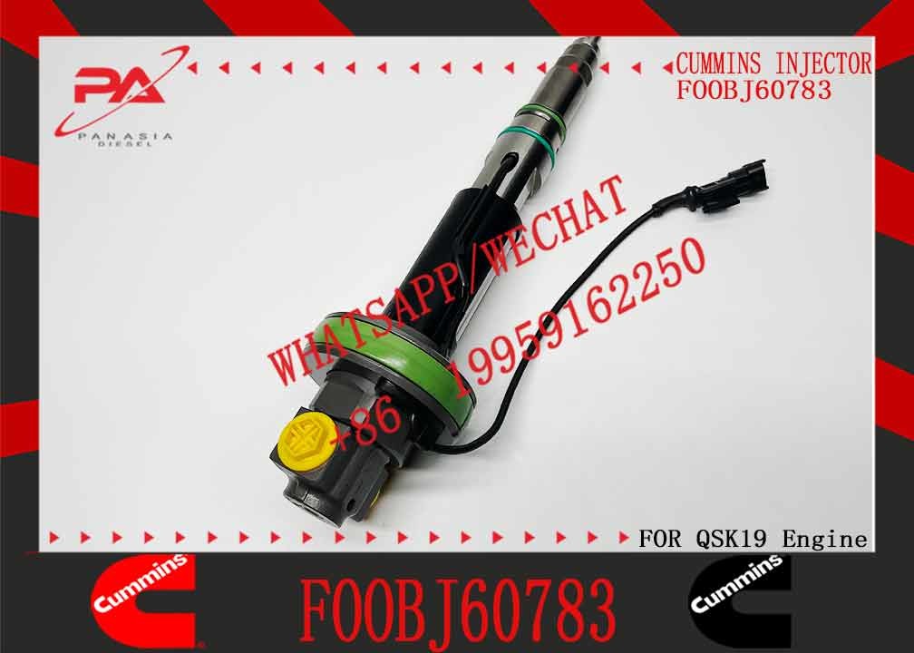 Common Rail Diesel Fuel Injector FOOBJ60783 4089972 For Cummins QSK19 QSK38 QSK60