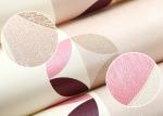 Pink And Beige Removable PVC Wallpaper , Modern Wallpaper For Bedrooms