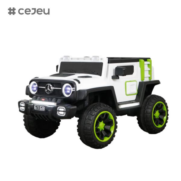Kids Ride On Truck, 12V Electric Vehicle Jeep Car with Remote Control, Double