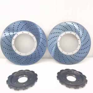 China Custom Cast Iron Brake Disc 420*40mm Hole With Black Alloy Center Bell factory