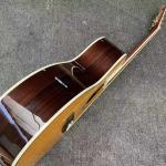 Custom Solid Spruce OM Body Solid Rosewood Back Side Acoustic Electric Guitar