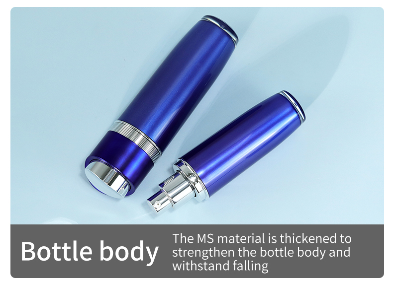 Custom Skincare Bottles Packaging Containers For Cosmetics Screen Printing Acrylic MS Cylinder