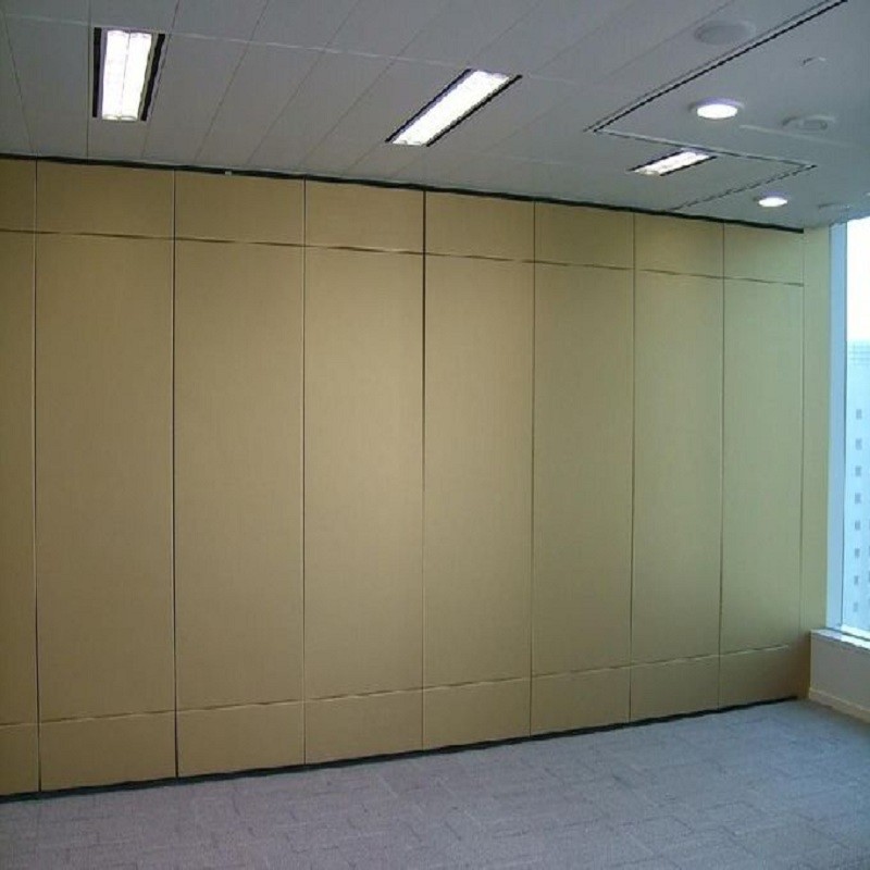 Soundproof Sliding Meeting Room Movable Partition Wall On Wheels And Track