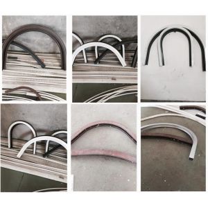 Double Servo CNC Aluminum Profile Roll Bending Machine / Aluminum Profile