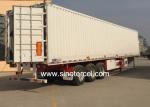 50T Box Semi Trailer 50000kgs Load Semi Truck Box Trailer