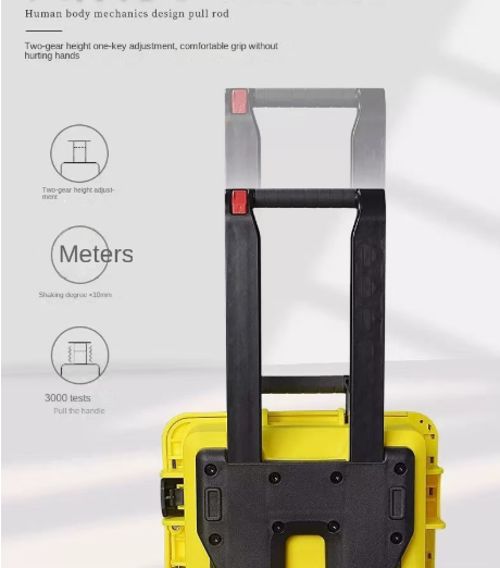 IP67 Waterproof Tool Case 567x325x230mm with Pull Rod Handle