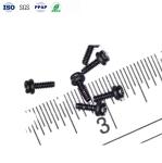 M1.0 Micro Screws Slotted Pan Head Rubber Ring Sealing Screws With Rubber Ring