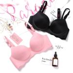 Antibacterial 38B 38C Sexy Women Bras Seamless Wireless Bra Push Up