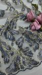Metallic Lace Fabric High Quality Elegent Wedding 60 Yards Embroidery Fabric