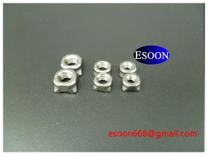 China M6*1.0/M4-0.7 Carbon Steel DIN 928 Square Weld Nut,Plain surface,Grade 8 factory