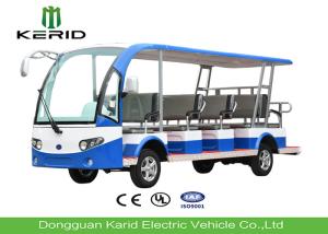 China 72V 5kw 14 Seater Electric Tourist Vehicles , Electric Shuttle Bus For Sightseeing factory